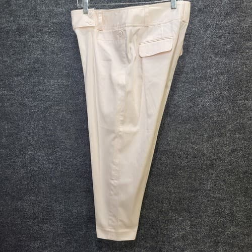 Grace Elements Womens Capri Pants 8 Cotton Spandex Pink Flat Front Pockets NWT - Thumbnail 4