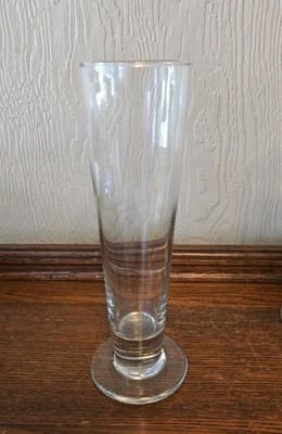 Vintage Clear Beer Pilsner Glasses 16oz Heavy Barware Set 4 Man Gift Dadcorp - Thumbnail 7