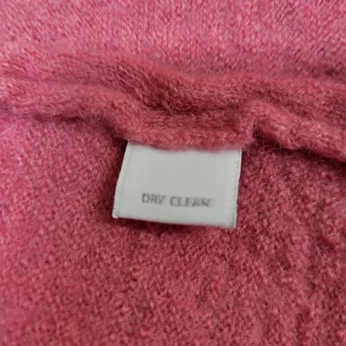 Charter Club Womens Sweater 1X Wool Pink Cardigan Ruffles Hook & Eye - Thumbnail 7