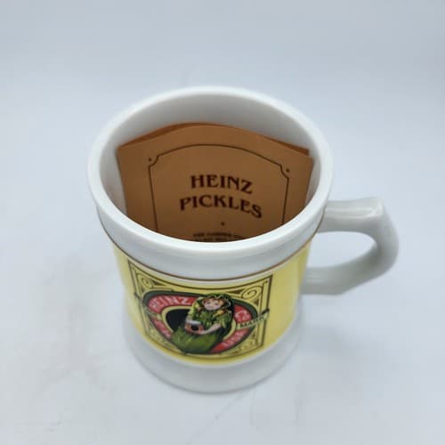 Heinz Sweet Pickles Mug Advertising Porcelain The Corner Store Japan VTG 1982 - Thumbnail 9