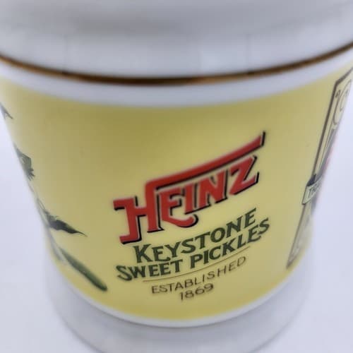 Heinz Sweet Pickles Mug Advertising Porcelain The Corner Store Japan VTG 1982 - Thumbnail 11