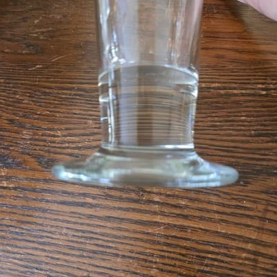 Vintage Clear Beer Pilsner Glasses 16oz Heavy Barware Set 4 Man Gift Dadcorp - Thumbnail 6