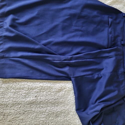 MSX Performance Mens Golf Casual Shorts Navy Blue 46 Flat Front Mesh Pockets - Thumbnail 8