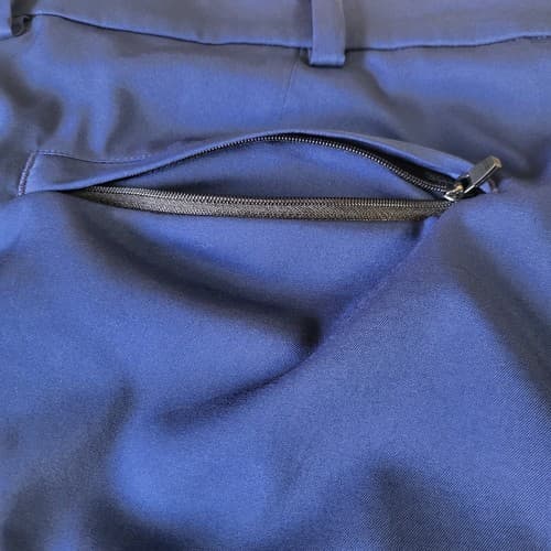 MSX Performance Mens Golf Casual Shorts Navy Blue 46 Flat Front Mesh Pockets - Thumbnail 6