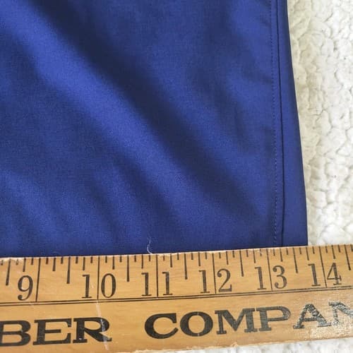 MSX Performance Mens Golf Casual Shorts Navy Blue 46 Flat Front Mesh Pockets - Thumbnail 12