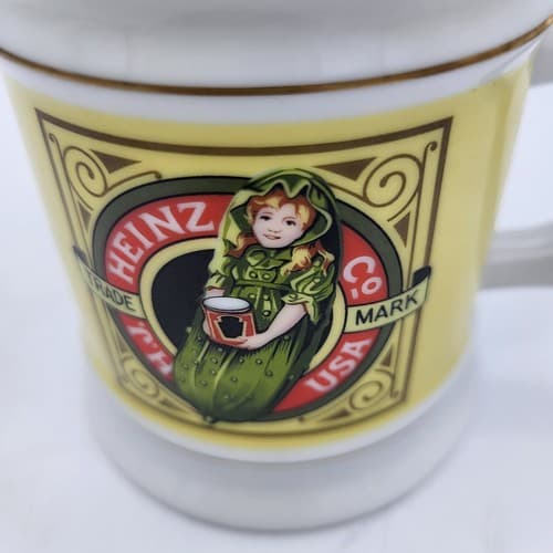 Heinz Sweet Pickles Mug Advertising Porcelain The Corner Store Japan VTG 1982 - Thumbnail 10
