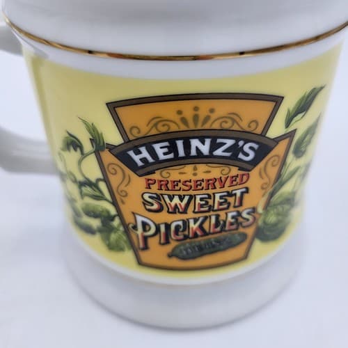 Heinz Sweet Pickles Mug Advertising Porcelain The Corner Store Japan VTG 1982 - Thumbnail 12