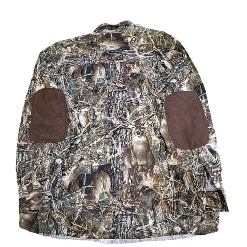 North River Outfitters Mens Shirt Camo L Shooting Patches Gorpcore Cotton - Thumbnail 5