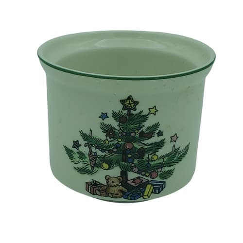 Christmas Nikko 4 Piece Lot -Trinket Box Dish, Heart Dish, Tealight Holder - Thumbnail 3