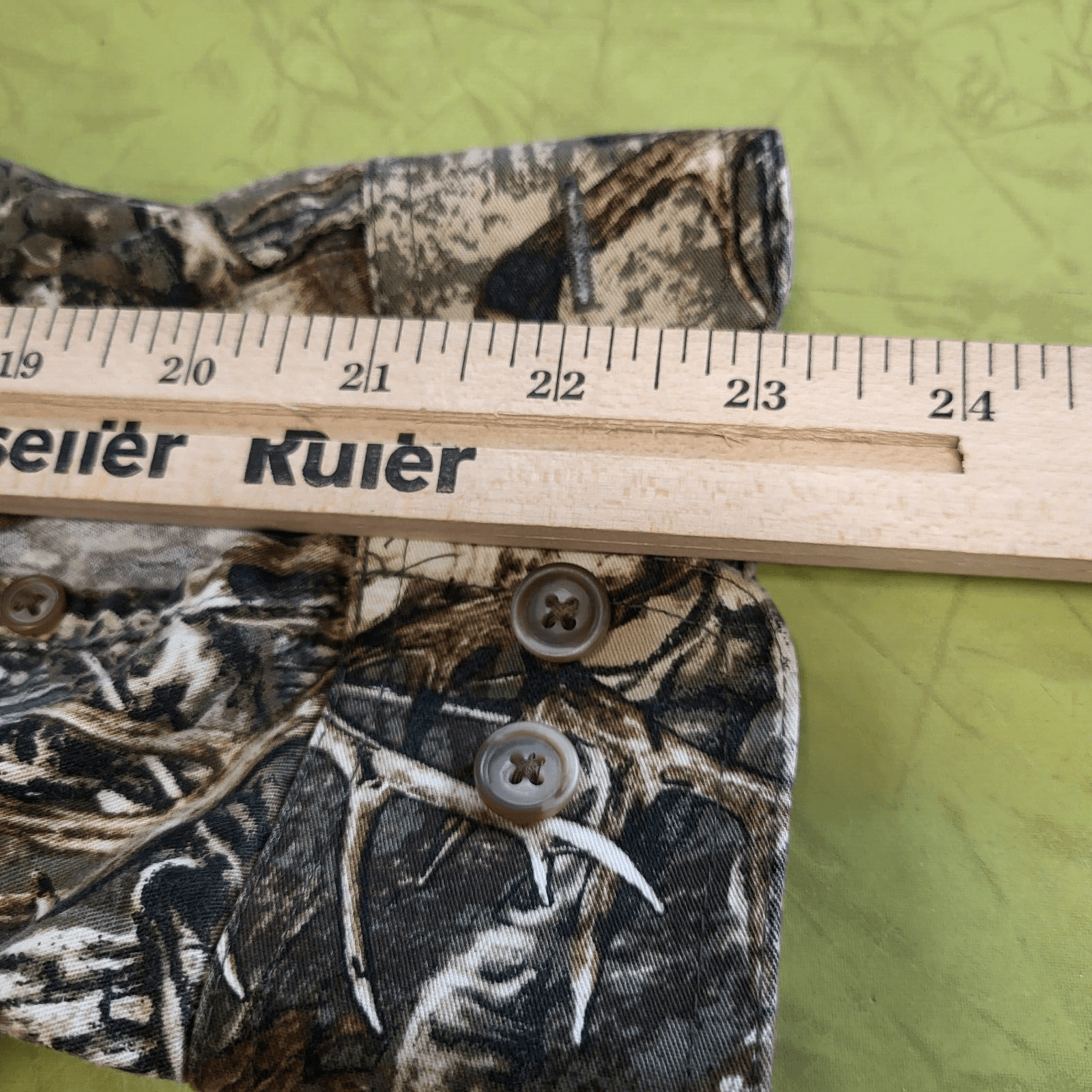 North River Outfitters Mens Shirt Camo L Shooting Patches Gorpcore Cotton - Thumbnail 11