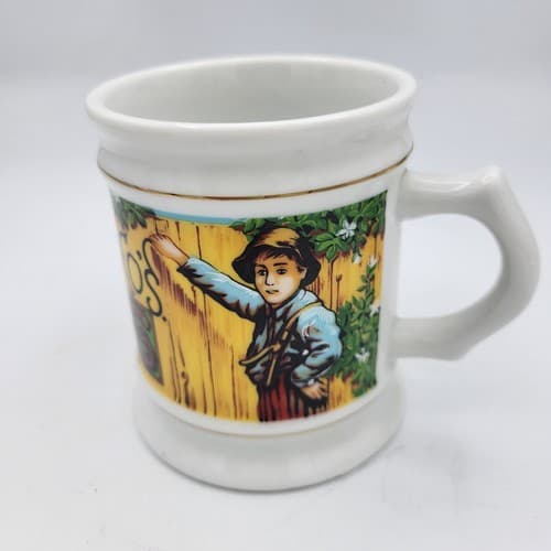 D.M.Feery & Co Seeds Mug Advertising Porcelain The Corner Store Japan VTG 1982 - Thumbnail 3