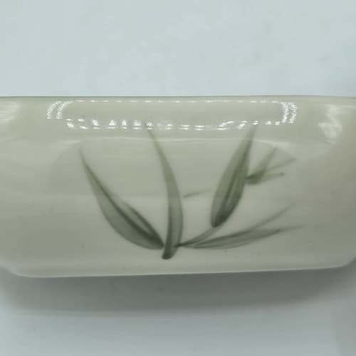 Winfield China Bamboo (Round) Gravy Boat Vintage Handcrafted Green MCM - Thumbnail 7