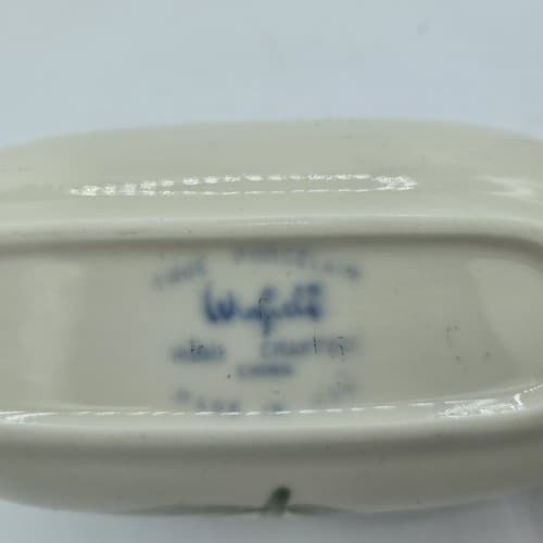 Winfield China Bamboo (Round) Gravy Boat Vintage Handcrafted Green MCM - Thumbnail 9