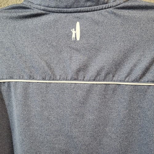 Johnnie O Mens Pullover Sweater Blue S Golf 1/4 Zip Active Links Brewing Logo - Thumbnail 6