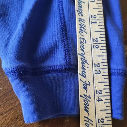 New York Giants Tommy Bahama Mens Sweater Blue 1/4 Zip Pima Cotton Red Logos - Thumbnail 11