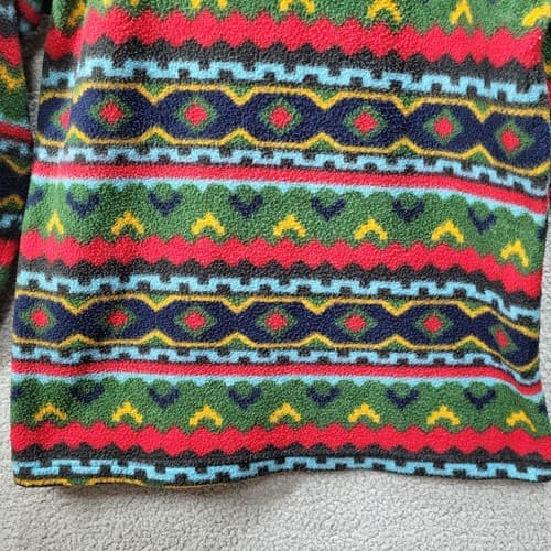 Matrix Sportswear Womens Top M Aztec Southwestern Fleece Vintage 90s Pullover - Thumbnail 7