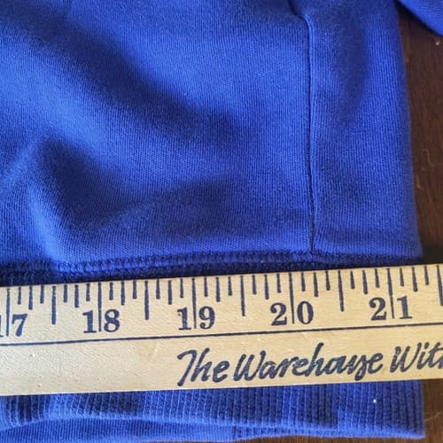 New York Giants Tommy Bahama Mens Sweater Blue 1/4 Zip Pima Cotton Red Logos - Thumbnail 13