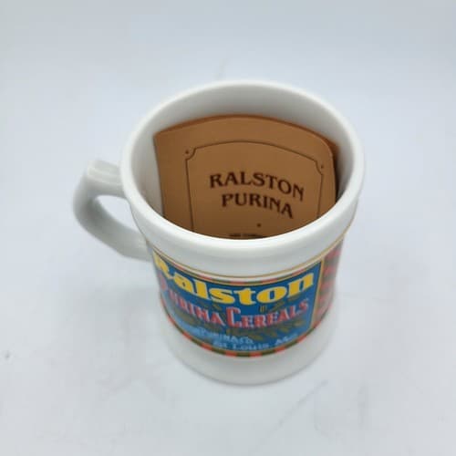 Ralston Purina Co Mug Advertising Porcelain The Corner Store Japan VTG 1982 - Thumbnail 10