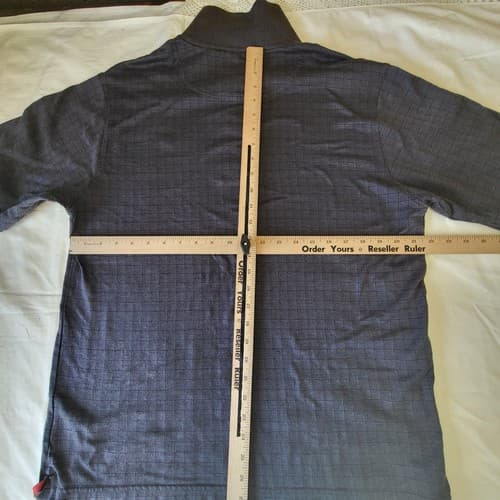 Payne Stewart Legacy Mens Golf Shirt Gray S 100% Cotton Small Check Classic Polo - Thumbnail 11