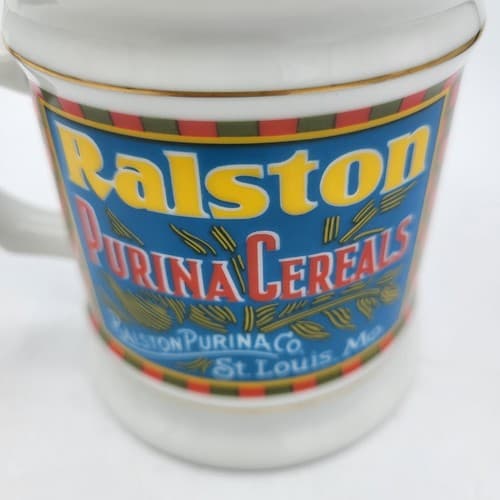 Ralston Purina Co Mug Advertising Porcelain The Corner Store Japan VTG 1982 - Thumbnail 11
