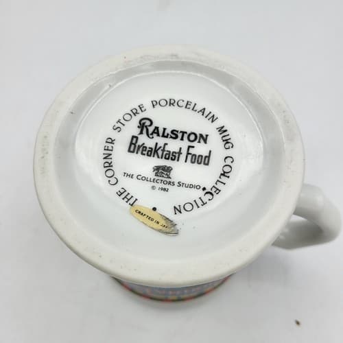 Ralston Purina Co Mug Advertising Porcelain The Corner Store Japan VTG 1982 - Thumbnail 9