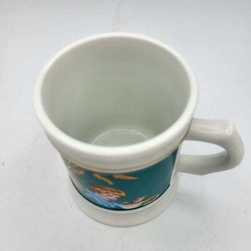 Gold Metal Flour Mug Advertising Porcelain The Corner Store Japan VTG 1982 - Thumbnail 6