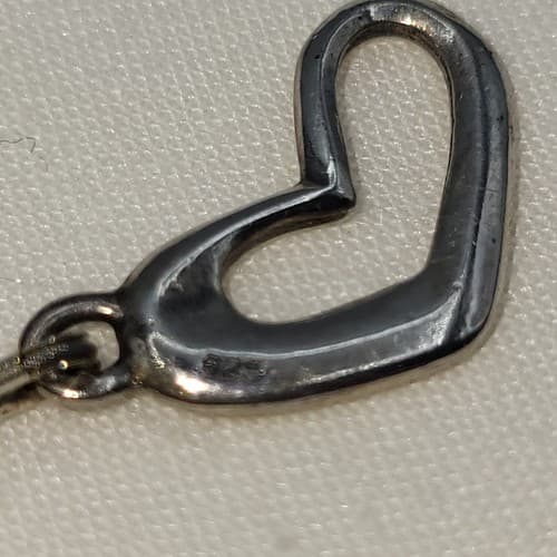 925 Silver Bracelet Glass Beads Green Blue Pink Toggle Heart Clasp Marked - Thumbnail 8