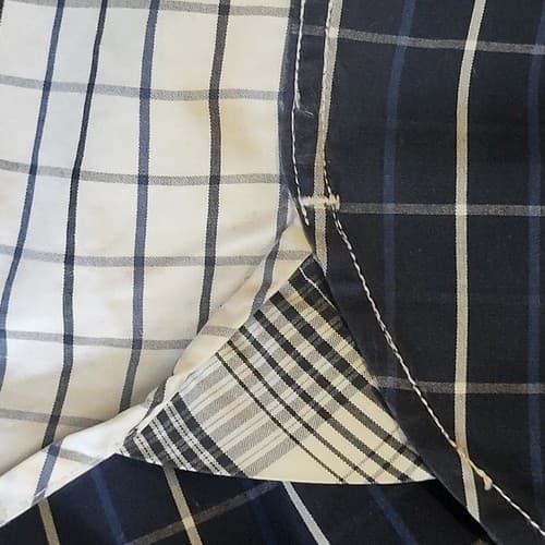 Tommy Hilfiger Mens Shirt Button Down XL Navy Black Multi-Print Check Cotton - Thumbnail 11