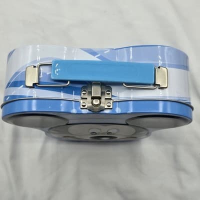 Vintage Disney Mickey Mouse Lunch Box Storage Tin Blue Perfect For Trinkets - Thumbnail 5