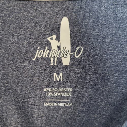 Johnnie O Mens Pullover Sweater Blue S Golf 1/4 Zip Active Links Brewing Logo - Thumbnail 5