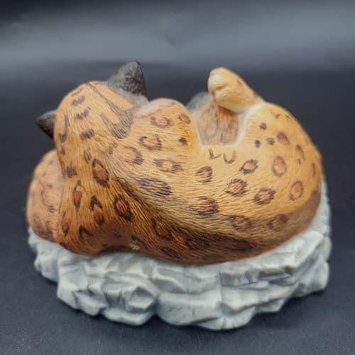 VTG Lenox Natures Young Played Out Cheetah Cubs Figurine Porcelain 1988 Family - Thumbnail 4