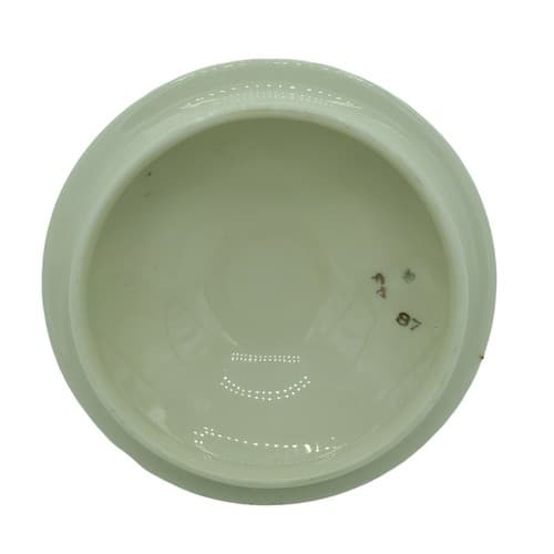 Castleton China Jubelee Sugar Bowl Creamer Set Ivory Burgandy Gold Trim USA - Thumbnail 7