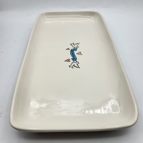 Just Married Ceramic Large Trink Tray Artisan Collection Love Birds Wedding Gift - Thumbnail 8