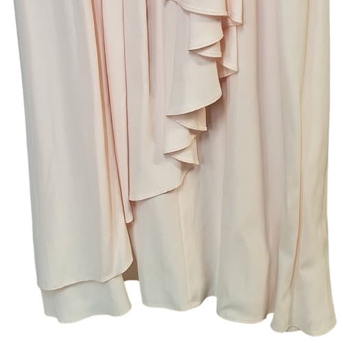 Vintage Dawn Joy Barbiecore Womens Dress Pink 13/14 Acetate Rayon Dropped Waist - Thumbnail 5