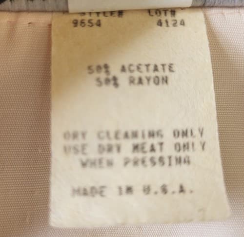 Vintage Dawn Joy Barbiecore Womens Dress Pink 13/14 Acetate Rayon Dropped Waist - Thumbnail 10