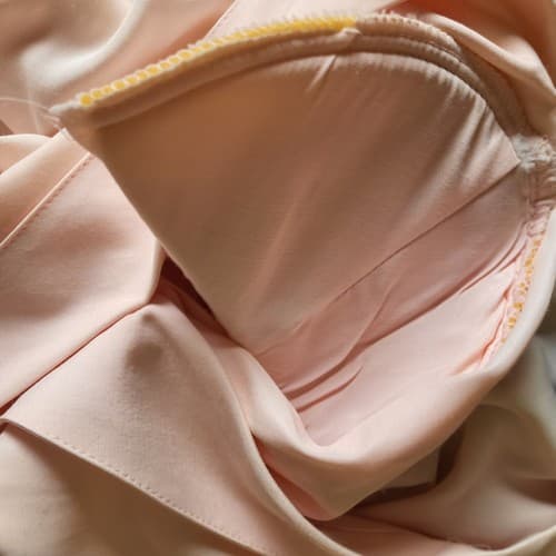 Vintage Dawn Joy Barbiecore Womens Dress Pink 13/14 Acetate Rayon Dropped Waist - Thumbnail 15