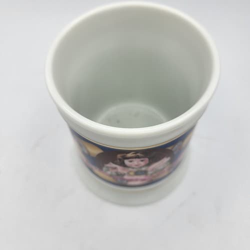 Clarks Thread Mug Advertising Porcelain The Corner Store Japan VTG 1982 - Thumbnail 6