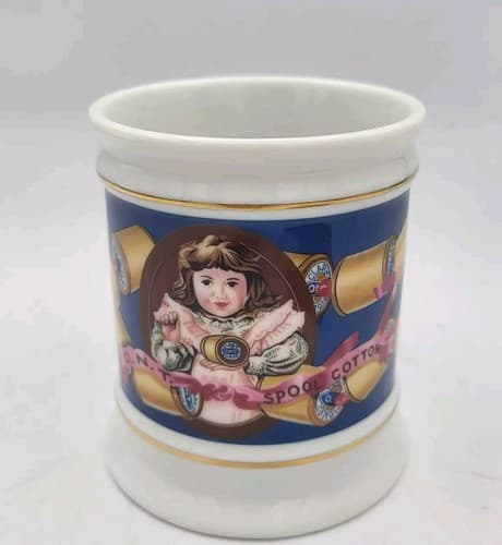The Corner Store Clarks Thread Mug Japan 1982 Seamstress Gift Advertising Papers - Thumbnail 4