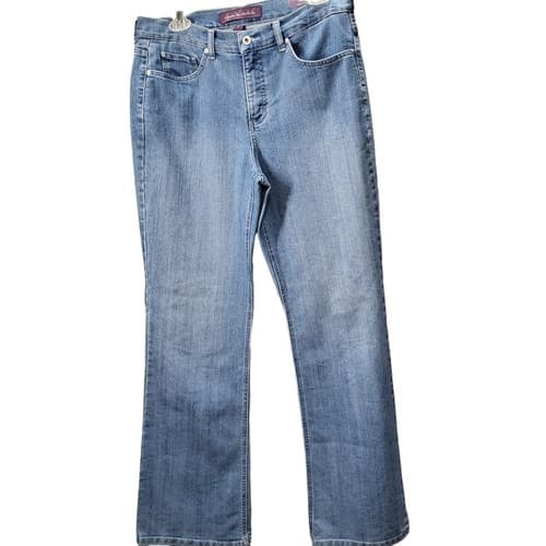 Gloria Vanderbilt Womens Gabby Boot Cut Jeans 12 Medium Wash Demin - Thumbnail 2