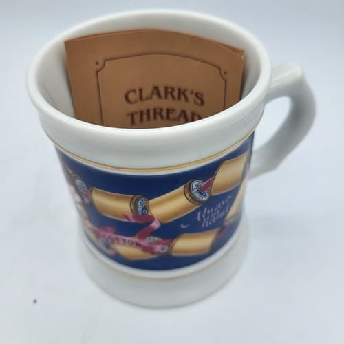 The Corner Store Clarks Thread Mug Japan 1982 Seamstress Gift Advertising Papers - Thumbnail 9
