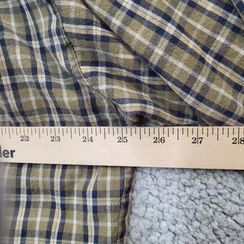 Brooks Brothers Mens Shirt Tan Green Check XXL Cotton Casual BB Classics - Thumbnail 11