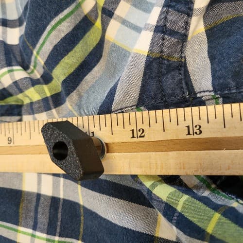 American Eagle Mens Shorts Blue 33 Plaid Cotton 4 Pockets Classic Flat Front - Thumbnail 11