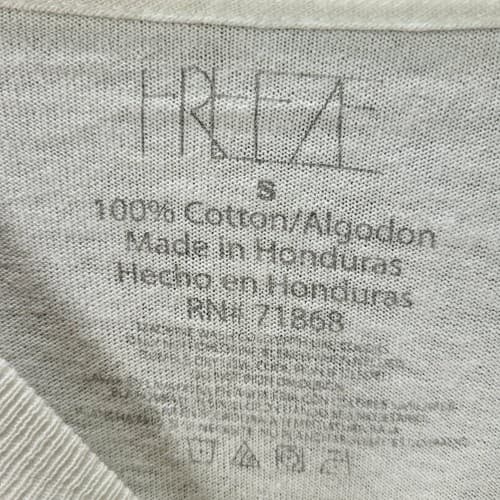 Freeze Womens Shirt White S Crop Cotton California West Coast Long Sleeves LA - Thumbnail 6