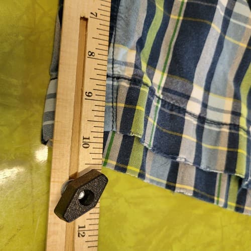 American Eagle Mens Shorts Blue 33 Plaid Cotton 4 Pockets Classic Flat Front - Thumbnail 12