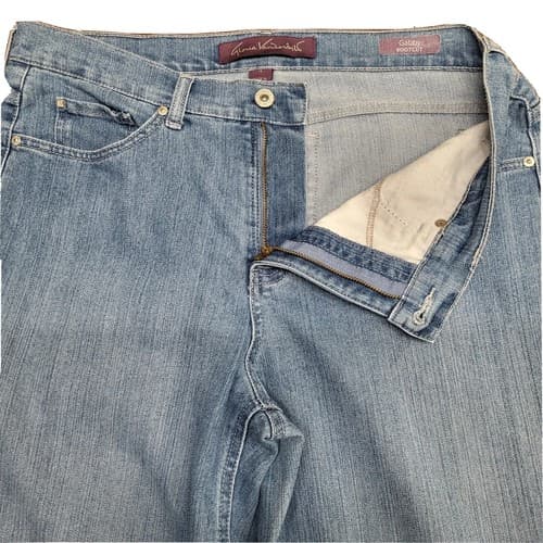 Gloria Vanderbilt Womens Gabby Boot Cut Jeans 12 Medium Wash Demin - Thumbnail 6