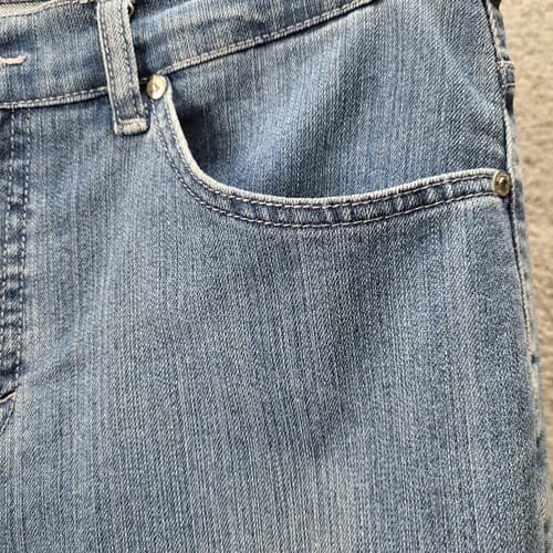 Gloria Vanderbilt Womens Gabby Boot Cut Jeans 12 Medium Wash Demin - Thumbnail 8