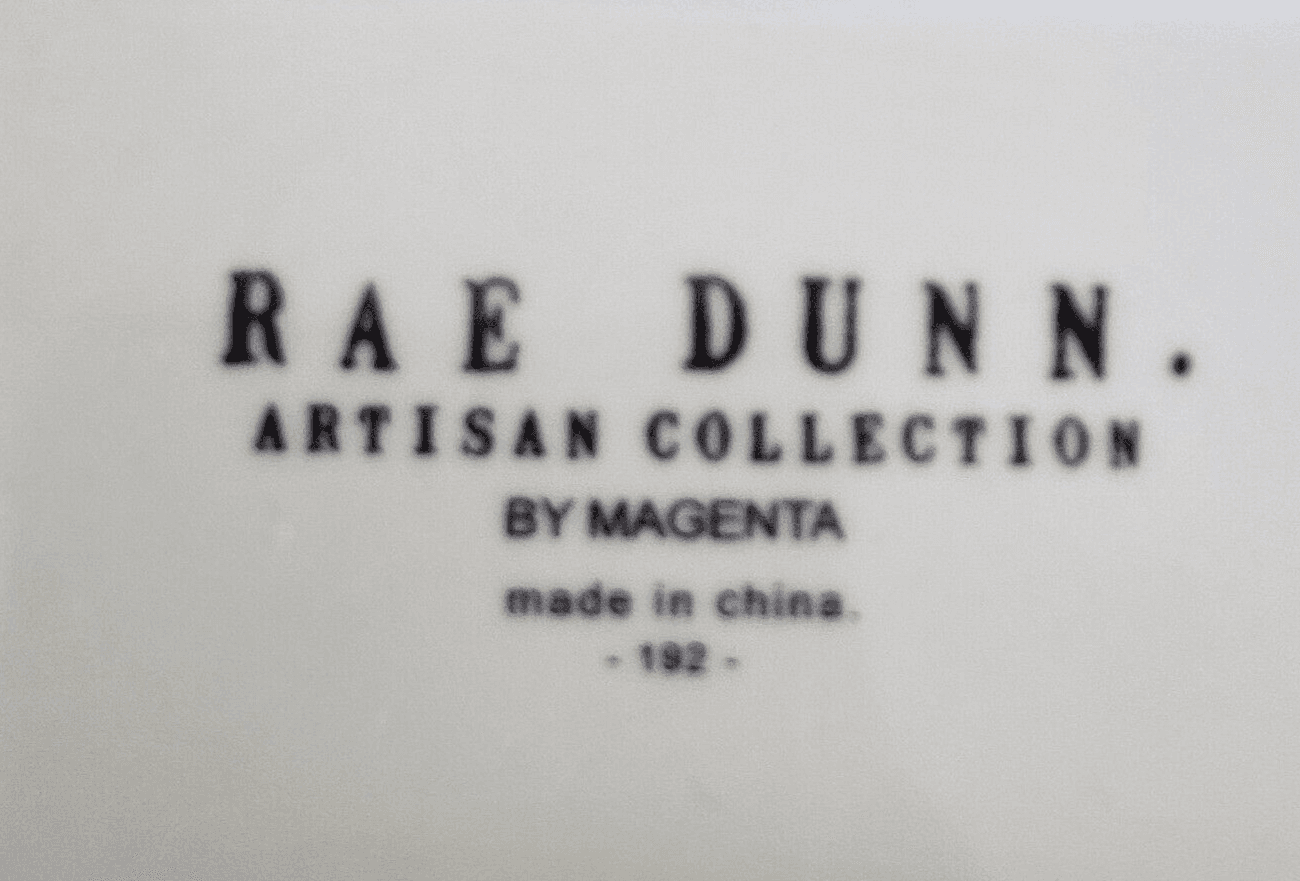 Rae Dunn Trinket Tray KEEP Two Compartments Desk Accessory Artisan Collection - Thumbnail 5
