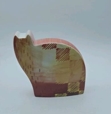 Royal Worcester Cat Flat Mates Oscar Tabby Swirls Unique Cat Lover Vintage 2006 - Thumbnail 7