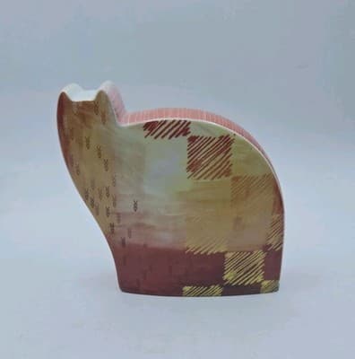 Royal Worcester Cat Flat Mates Oscar Tabby Swirls Unique Cat Lover Vintage 2006 - Thumbnail 2