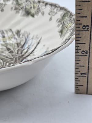 Johnson Brothers Friendly Village Bowl The Ice House 8" Vintage Iconic EUC - Thumbnail 7